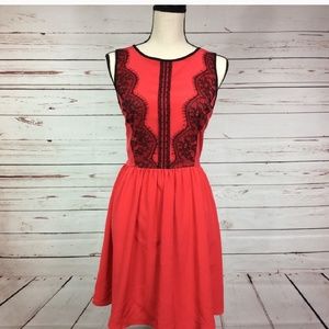 Francescas lace open back dress